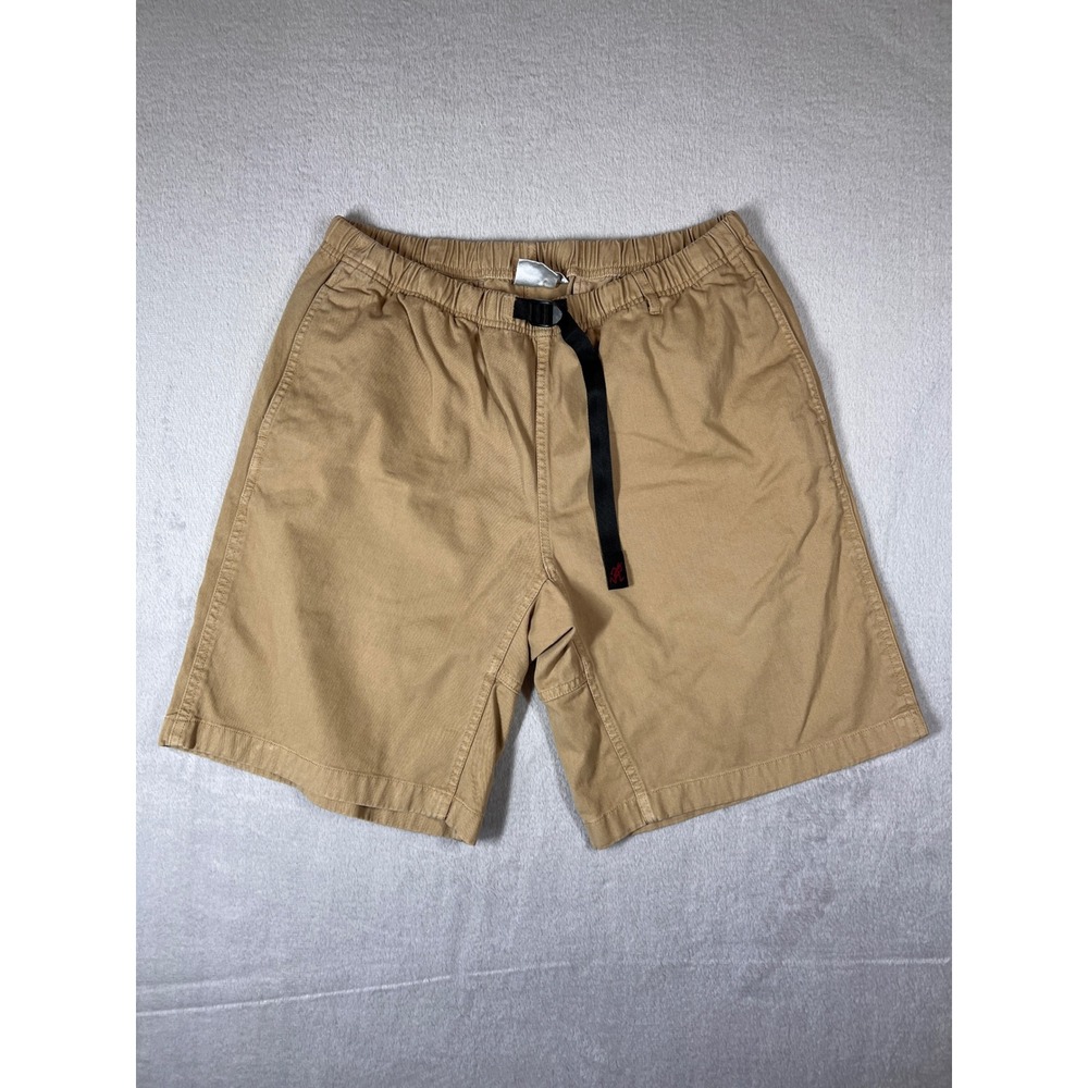 Gramicci G-Shorts Mens Large Tan Khaki Cotton Twill Climbing Hiking Shorts L